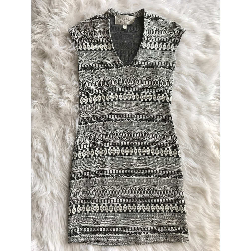 Rory Beca Geometric Print Mini Dress